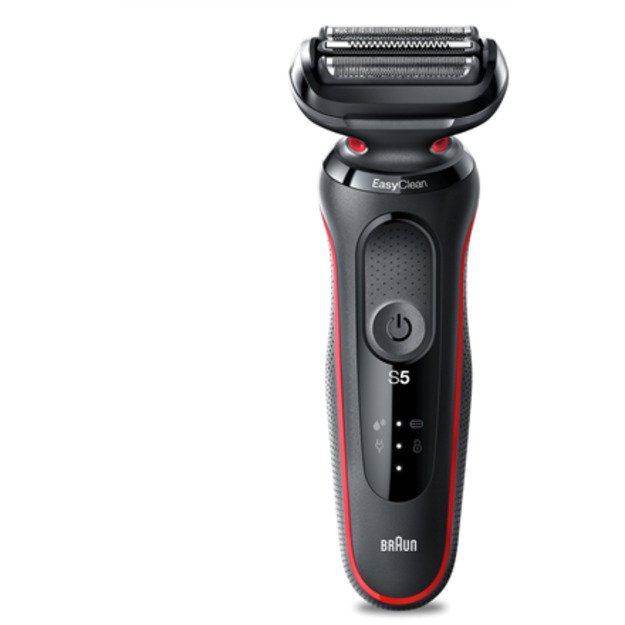 Braun Shaver 51-R1000s Operating time (max) 50 min Wet & Dry Black/Red