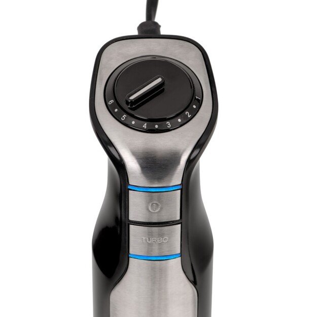 Camry CR 4615 Hand and personal blender in one, 400 W, Number of speeds 6, Turbo mode, Black/Stainless steel