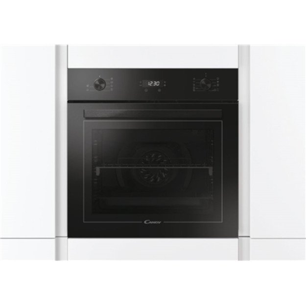 Candy FCM996NRL Oven, Multifunctional + Steam, Capacity 70, Mechanical control with digital clock, Black
