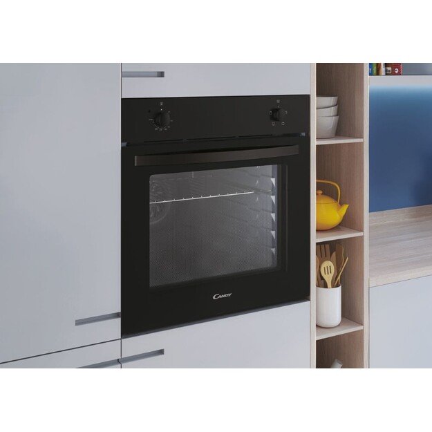 Candy Oven FIDC N200 70 L Electric Manual Mechanical control Height 59.5 cm Width 59.5 cm Black