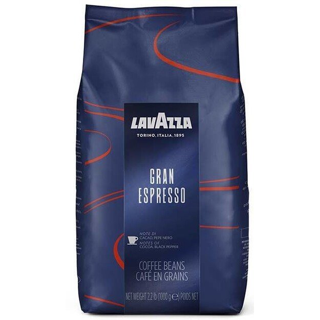 Coffee grainy 1kg Lavazza 40% Robusta, 60% Arabica