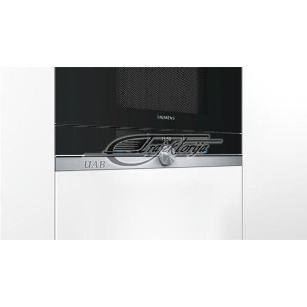 Cooker microwave Siemens BF 634 RGS1 (900W, 21l, steel color)