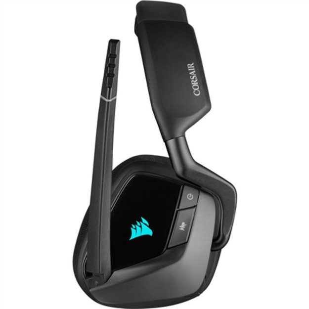 CORSAIR GAMING VOID RGB ELITE Wireless Premium Gaming Headset with 7.1 Surround Sound Carbon EU Version