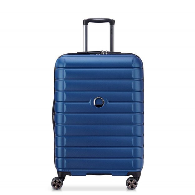 Delsey Lagaminas SHADOW 5.0 66cm 4 DOUBLE WHEELS EXPANDABLE TROLLEY CASE mėlyna sp.