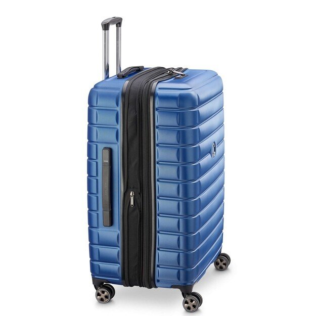Delsey Lagaminas SHADOW 5.0 75cm 4 DOUBLE WHEELS EXPANDABLE TROLLEY CASE mėlyna sp.