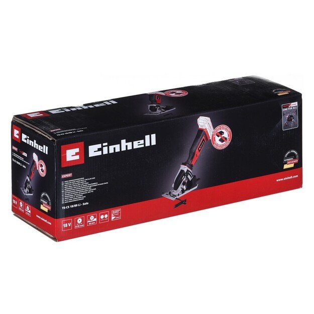 Einhell TE-CS 18/89 Li - Solo 8.9 cm Black, Red 2500 RPM
