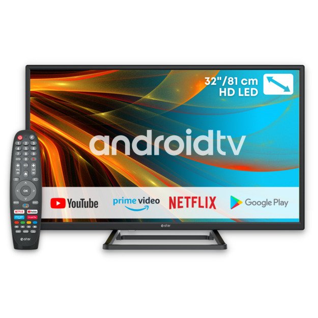 eSTAR Android TV 32 /82cm 2K HD LEDTV32A2T2