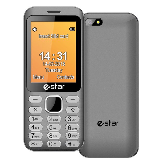 eSTAR Feature Phone X28 Silver Dual SIM
