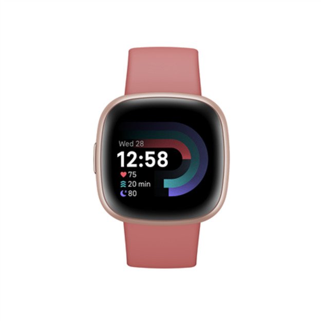Fitbit Versa 4 Smart watch NFC GPS (satellite) AMOLED Touchscreen Activity monitoring 24