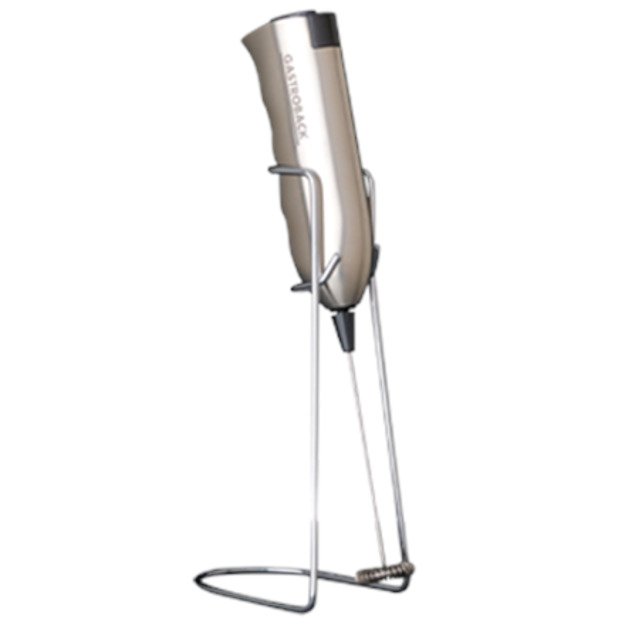 Gastroback Latte Max Beige, Milk Frother With Stand