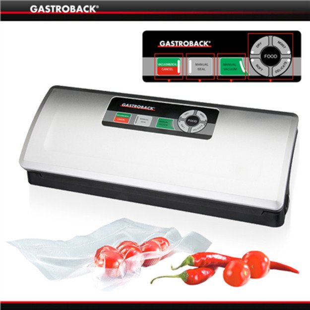 Gastroback Vacuum Sealer  46008 Two operating modes