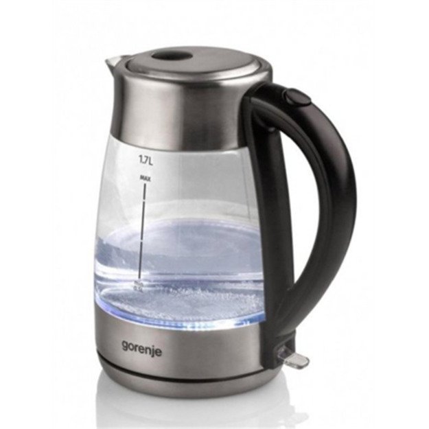 Gorenje Kettle K17GE Electric 2150 W 1.7 L Glass 360° rotational base Transparent/Stainless steel
