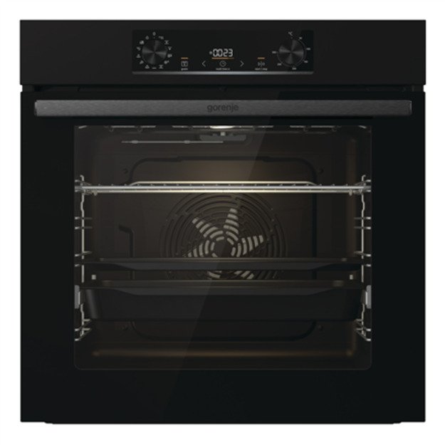 Gorenje Oven BOS6737E06B 77 L Multifunctional EcoClean Mechanical control Steam function Height 59.5 cm Width 59.5 cm Black