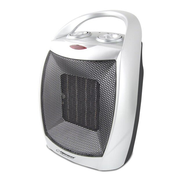 Heater fan electric Esperanza EHH006 (1500W, 3 heating levels, black color, silver color)