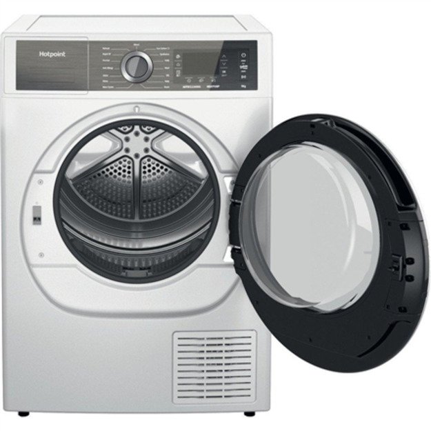 Hotpoint | H8 D94WB EU | Dryer machine | Energy efficiency class A+++ | Front loading | 9 kg | Condensation | LCD | Depth 64.9 c
