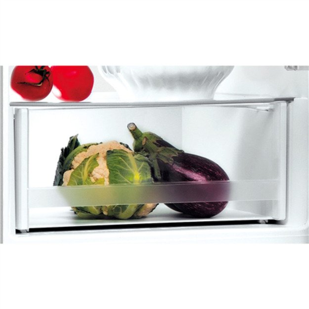 Indesit LI7 S1E S fridge-freezer Freestanding 308 L Silver