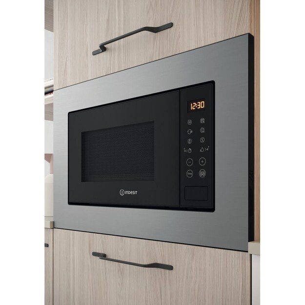 Indesit MWI 120 GX microwave Built-in Grill microwave 20 L 800 W Stainless steel