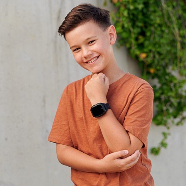 Išmanusis laikrodis vaikams su lietuvišku Garett Kids Sun Pro 4G black
