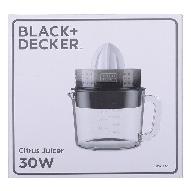Juicer Traditional for citrus fruit BLACK+DECKER BXCJ30E ES9240070B (30 W, 1l, black color)