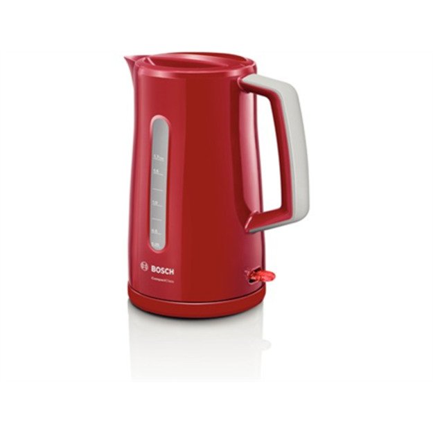 Kettle electric BOSCH TWK 3A014 (2400W 1.7l, red color)