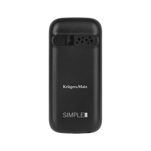 Kruger and Matz KM0921 4,5 cm (1.77 ) 72g Black, Senior phone