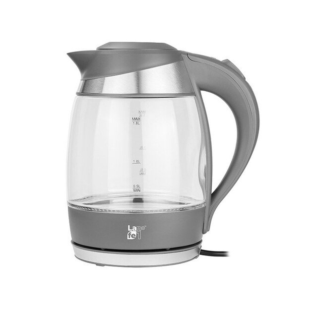 LAFE CEG016 electric kettle 1.7 L 2200 W Grey, Transparent