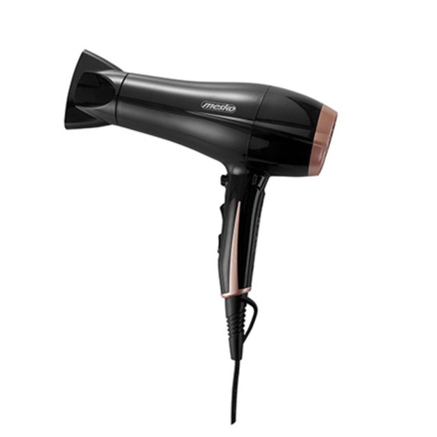 Mesko Hair Dryer MS 2249 2000 W Number of temperature settings 3 Black/Pink