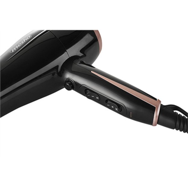 Mesko Hair Dryer MS 2249 2000 W Number of temperature settings 3 Black/Pink