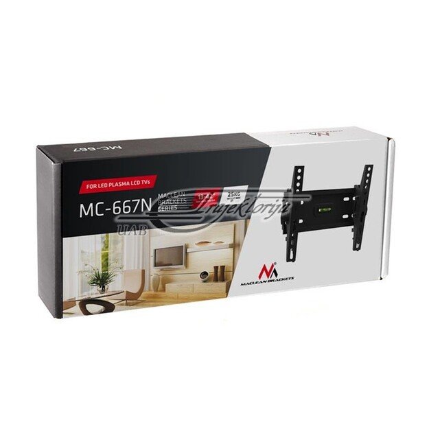 Mount wall for TV Maclean MC-667 (Fixed, Tilting, Wall, 23  - 42 , max. 25kg)
