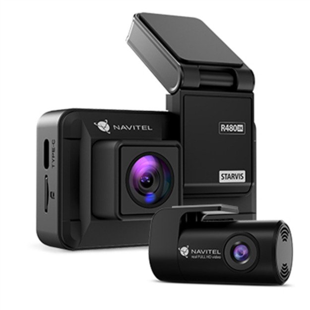 Navitel Dashcam with 2K video quality R480 2K IPS display 2   320х240 Maps included