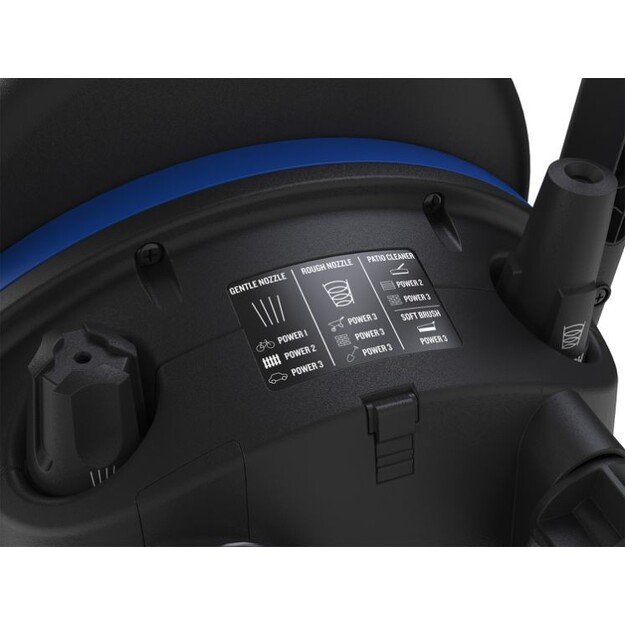 Nilfisk CORE 140 pressure washer Upright Electric 474 l/h Black, Blue