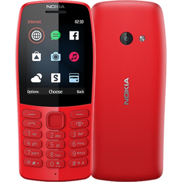 Nokia 210 Red 2.4   TFT 240 x 320 pixels 16 MB N