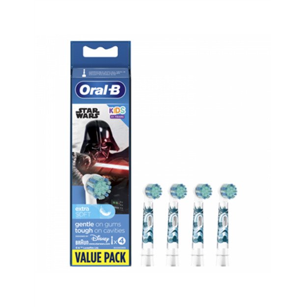 Oral-B Toothbrush replacement  EB10 4 Star wars Heads For kids Number of brush heads included 4 Number of teeth brushing modes D