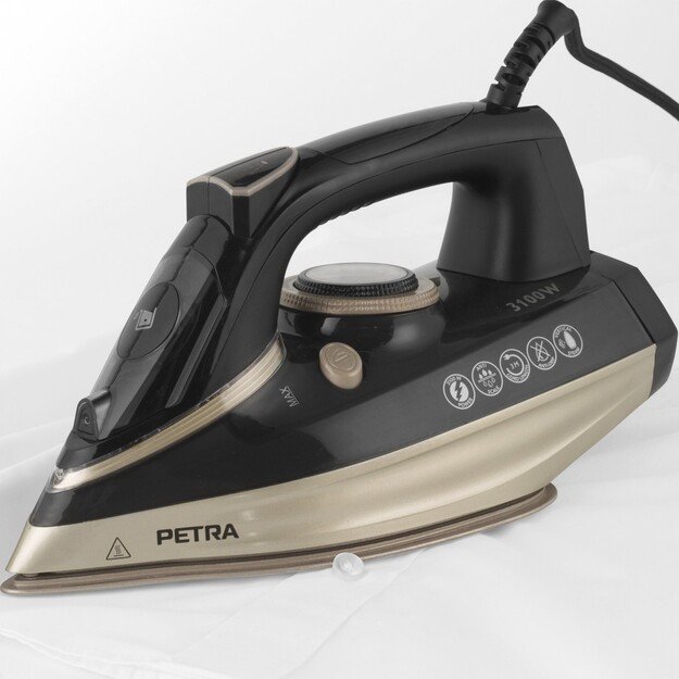 Petra PF0820VDEEU7 3100W Steam Iron Black and Platinum
