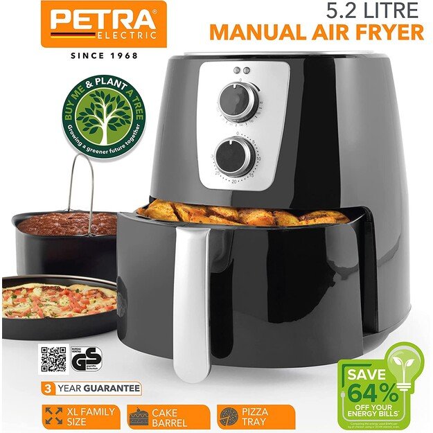 Petra PT5175VDEEU10 Manual Air Fryer 5.2L
