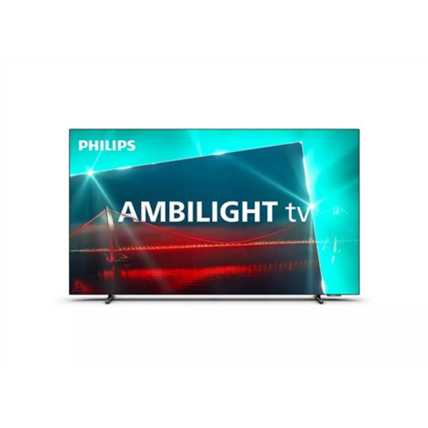 Philips | 4K UHD OLED Android TV | 55OLED718/12 | 55  (139cm) | Smart TV | Google TV | 4K UHD LED
