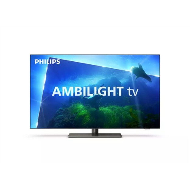 Philips | 4K UHD OLED Android TV with Ambilight | 55OLED818/12 | 55  (139cm) | Smart TV | Android | 4K UHD OLED