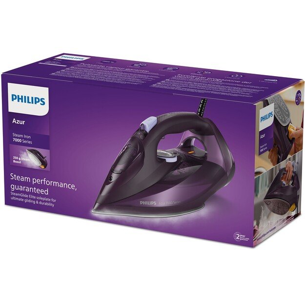 Philips 7000 series DST7051/30 HV Steam Iron Dark Purple