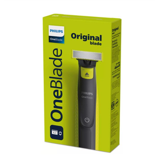 Philips Shaver/Trimmer, Face QP2724/20 OneBlade Operating time (max) 45 min Wet & Dry NiMH Gray/Green