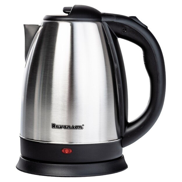 Ravanson CB-7015 electric kettle 1.8 L 1800 W Black, Stainless steel