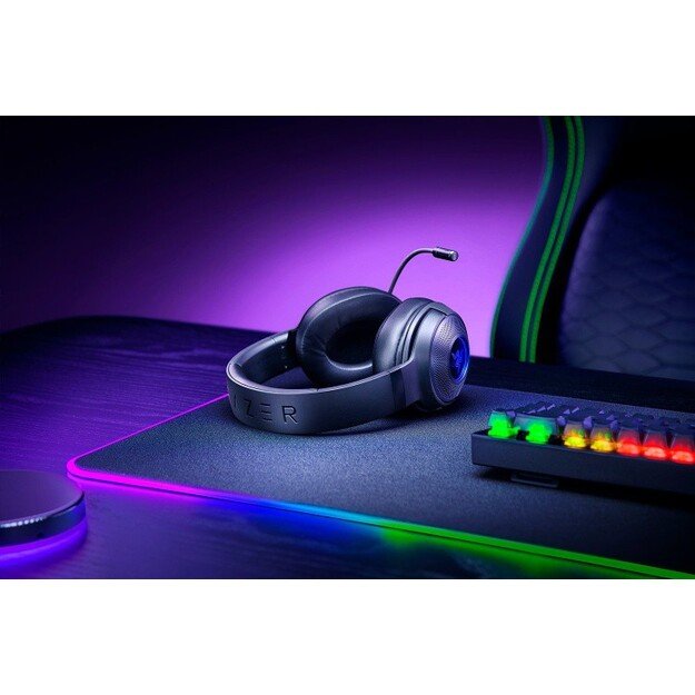 Razer Kraken V3 X Laidinės žaidimų ausinės, USB Type-A, Juoda