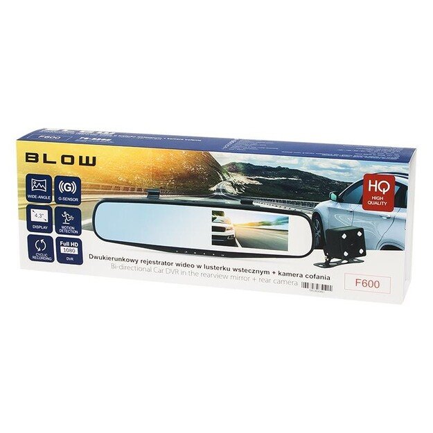 Recorder driving BLOW DVR F600 78-528 (1920 x 1080, 4,3 , miniUSB)