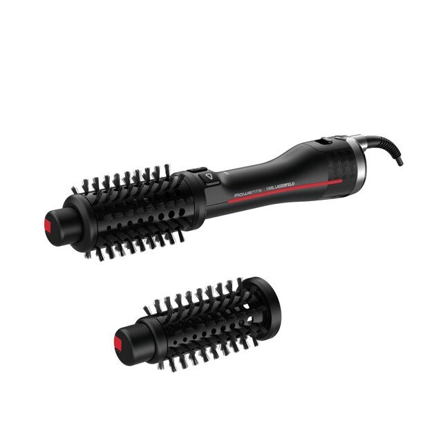 Rowenta K/Pro Stylist CF961LF0 hair styling tool Hot air brush Steam Black, Red 750 W 1.8 m