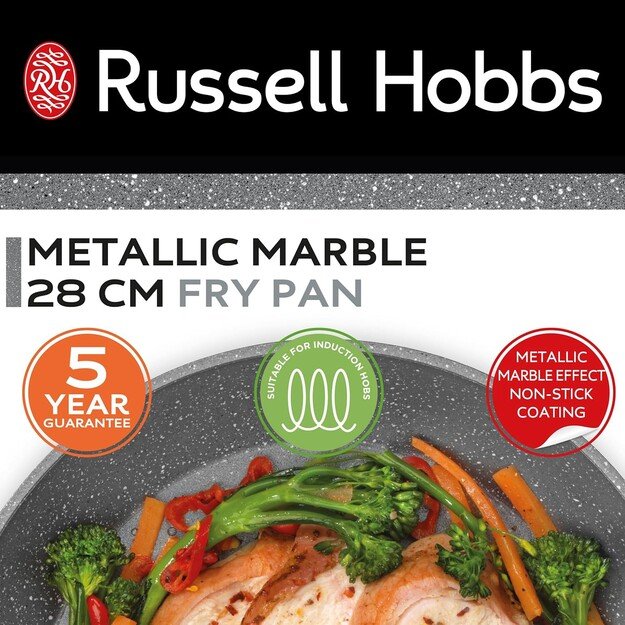 Russell Hobbs RH02800EU7 Metallic Marble frypan 28cm
