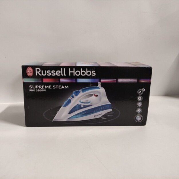Russell Hobbs Steam Iron Supreme Steam Pro (2600 watt, 140 g/min extra steam burst, cerami