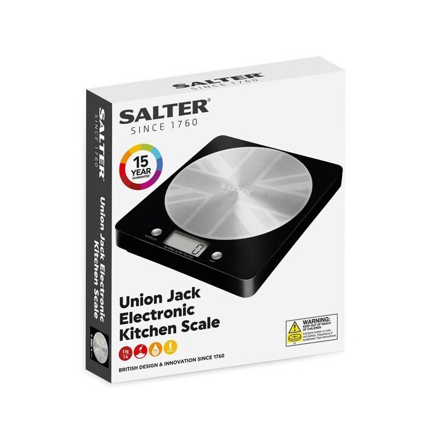 Salter 1036 UJBKDR Great British Disc Digital Kitchen Scale