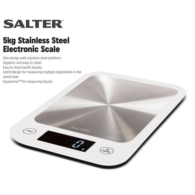 Salter 1105 SSWHDREU16 5kg Kitchen Scale