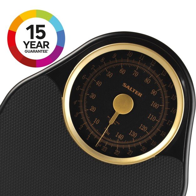 Salter 145 RGFEU16 Doctor Style Mechanical Bathroom Scale, Gold/Rose Gold