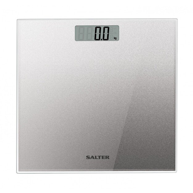 Salter 9037 SVGL3R Salter Glass Electronic Digital Bathroom Scale - Silver Glitter