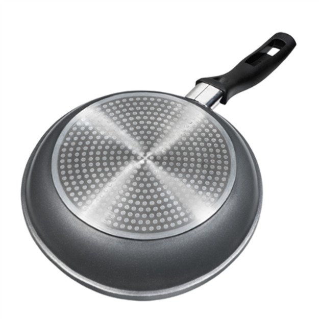Stoneline Pan 7359 Frying Diameter 26 cm Suitable for induction hob Lid included Fixed handle Anthracite